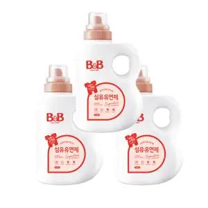 비앤비 유연제 자스민향 용기형 1.5L, 3개