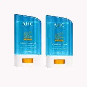 [AHC] 내추럴 퍼펙션 프레쉬 선스틱 SPF50+ 22g 2개