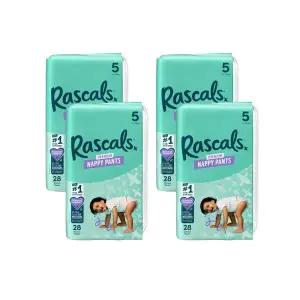 프리미엄 팬티 기저귀 5단계 특대형 4팩 112매