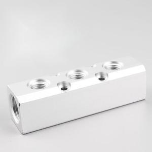 기능성 매니폴드 블록 우수한 펌프 방지 산화 가정용 포트 나사형 호스 에어 스플리터 편리