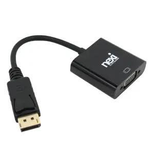 DP to RGB 변환 젠더 컴퓨터 노트북 듀얼 모니터 연결 잭 / 디스플레이포트 VGA 컨버터 WISENX480