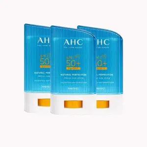 [셀러허브][AHC] 내추럴 퍼펙션 프레쉬 선스틱 SPF50+ 22g 3개 (S45799695)