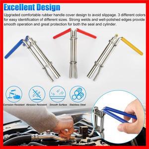 씰링 오일 도장 가스켓용 두꺼운 스테인리스 스틸 플라이어 유압 실린더 U-링 Y-링 오일 도장 도구 S M L 3