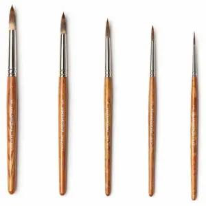 화홍 세필붓 345R 5본 0 1 2 3 4호글씨 얇은 글붓 방붓 방용세밀 세밀 작은 세필