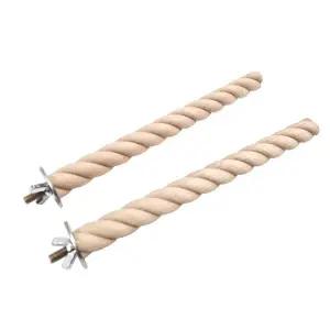 [애니몰파크]꽈배기 우드 앵무새 횃대 용품