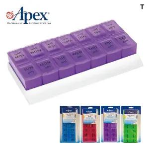 CP24 아펙스 7일AMPM 분리형약통 70094미니박스 요일 플라스틱 영양제분할 출장용 휴대용 여행용 케이스 상