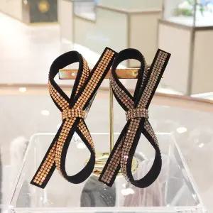 [JJQUEEN] 스팬서 리본핀 HR767 블랙 HR768 샴페인 2컬러중 택1