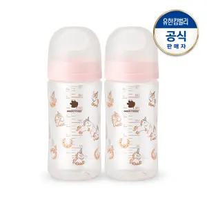 베베그로우 PPSU 퓨어베이비 말발굽 트윈팩 280ml(노꼭지)