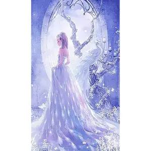 [제이프로젝]백조공주 (패브릭) 보석십자수 사각 45x70 패브릭형보석십자수 패브릭보석십자수 일러스트보석