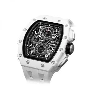 차르봄바 TB8204QA 엘리멘탈 아라비안 인덱스 크로노그래프 캘린더 쿼츠 워치