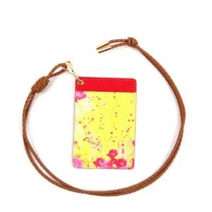 카드지갑 카드 목걸이 러블리 보관 지갑 베이지 카드목걸이 소가죽카드지갑 10대지갑