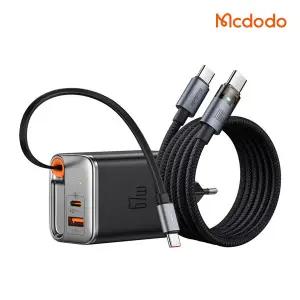 맥도도 67W C타입 케이블 일체형 멀티 충전기+TR프로 고속충전 케이블
