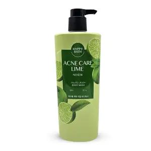 해피바스 프루츠 크러시 아크네 케어 라임 바디워시 900g (유통기한 26.5.24)