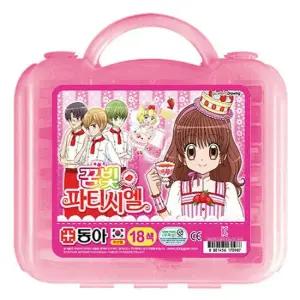 TBZ 동아 크레파스 18색 여 갑 6개입 다용도크레파스 미술크레파스 아동크레파스