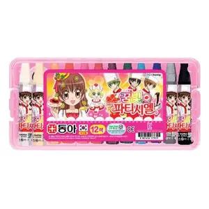 TBZ 동아 크레파스 12색 여 갑 12개입 다용도크레파스 아동크레파스 미술용품