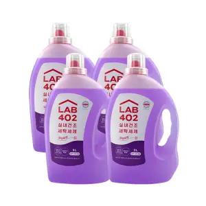 LAB 402 실내건조 세탁세제 일랑일랑 3Lx4개
