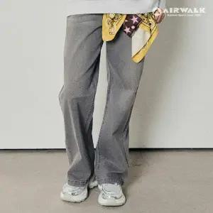 [보리보리/에어워크 주니어]여아 주니어 루즈핏 그레이 데님팬츠