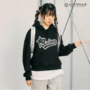 [보리보리/에어워크 주니어]여아 주니어 실버 포인트 후드 티셔츠