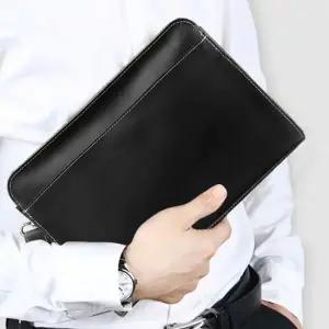 신상 남성 고급 클러치백 가죽 파우치 블랙 일수 가방 미니클러치 남자파우치 남성클러치
