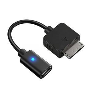 PSP Go용 C타입 케이블 충전 데이터 어댑터 USB C LED 컨버터 코드  호환호환 게임 콘솔 전원 공급 와이어