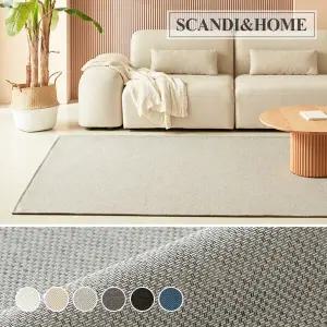 먼지없는 트위드 사이잘룩 러그 사계절 카페트 100x150 6colors