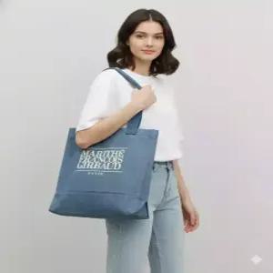 마리떼 marithefrancoisgirbaud CLASSIC LOGO BIG SHOPPER BAG light blue