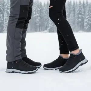 남자 여성 패딩 겨울 방한화 미끄럼방지 털슬립온 스노우 부츠 신발 운동화