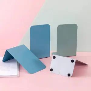 책상 L자 책꽂이 철제 이동식 서류 정리함 (그린) 2p 책상위책꽂이 파일함