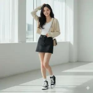 [국내매장판] 컨버스 척테일러 몰든 스트릿 블랙 A00811C 여성 미드탑 스니커즈