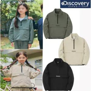 [롯데백화점]디스커버리익스페디션 키즈 우븐 트레이닝 하이넥 아노락DKTR34044