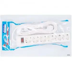 오성 접지 6구 2.5m 멀티탭 콘센트 연장선 코드 전기 usb멀티탭 멀티콘센트 멀티탭정리함 고용량멀티탭