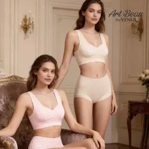 [아르보by비너스][노와이어 인견 아스킨 브라 4종택1] 여성 속옷 아니타 베니타