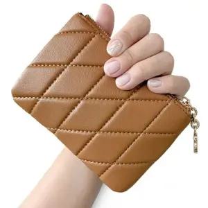 여성 양가죽 미니 카드 동전 파우치 지갑 여성가죽지갑 양가죽카드지갑 여성동전지갑