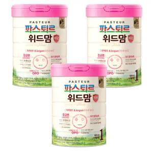파스퇴르 위드맘 제왕 분유 1단계 750g 3개