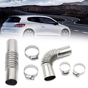 배기 파이프 튜브 엘보 커넥터 스테인리스 스틸 디젤 히터 보트 전문 자동차 액세서리 클램프 포함 25mm