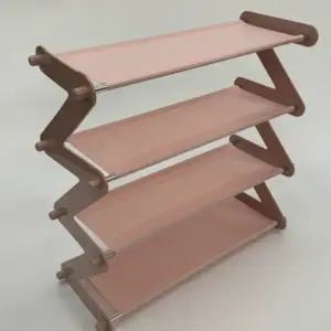 ( )조립식 현관 슬리퍼 신발정리대 핑크