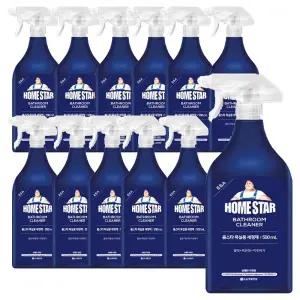 홈스타 욕실용 세정제 500ml x 12개 물때 찌든때 청소 세제 욕실 주방 화장실 세정제 박스포장