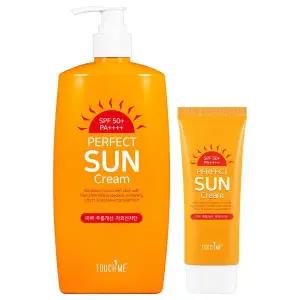 톤업 선크림 대용량 500ml+60ml 눈시림없는 골프 스포츠 바디 썬크림 선블록