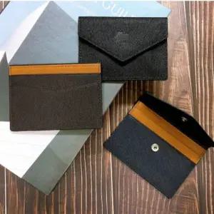 명함 지갑 카드 소가죽 국내 심플 고급 똑딱이 명함 소가죽 국내 심플 고급