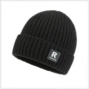 [에이치플러스몰]bns 심플 베이직 모던 니트 모자 털 안감 비니 모자