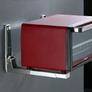 주방 전자렌지대 랙 벽걸이 선반 거치대 받침대 실용적인 정리