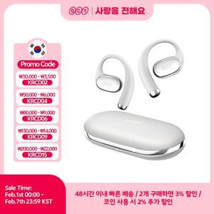 호환상품 QCY Crossky R70 오픈 이어 무선 헤드폰 LDAC OWS 이어폰으로 고해상도 저음 부스트 Bluetooth 6.