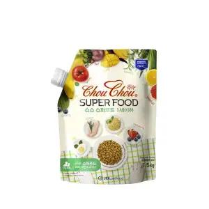 브이펫 제일펫푸드 슈슈 슈퍼푸드 1세이하 퍼피 1.5kg 무첨가 강아지 사료