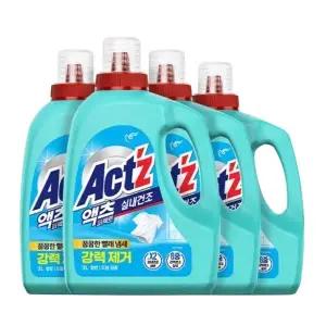 액체세제 액츠 퍼펙트 실내건조 3L x 4개