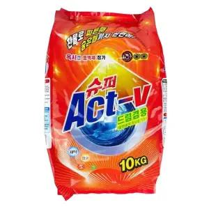 액츠 탁 세 기 표백 겸용 빨래 10kg 비누 가루 드럼 제