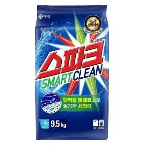 애경 스파크 세탁세제 리필 9.5kg x1개