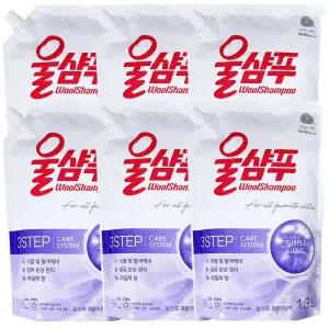 애경산업 울샴푸 퍼플 라일락 리필 1.3L 6개