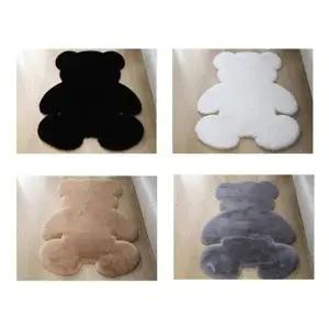 부드러운 곰돌이 카펫 발매트 거실 침실 인테리어 소품