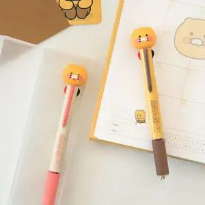 카카오프렌즈 535XKA27 춘식이 피규어 멀티 4색 볼펜