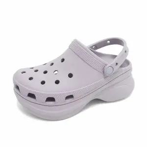 [보리보리/크록스 슈즈]크록스 클래식 베이 플랫폼 샌들 슬리퍼 모브미스트